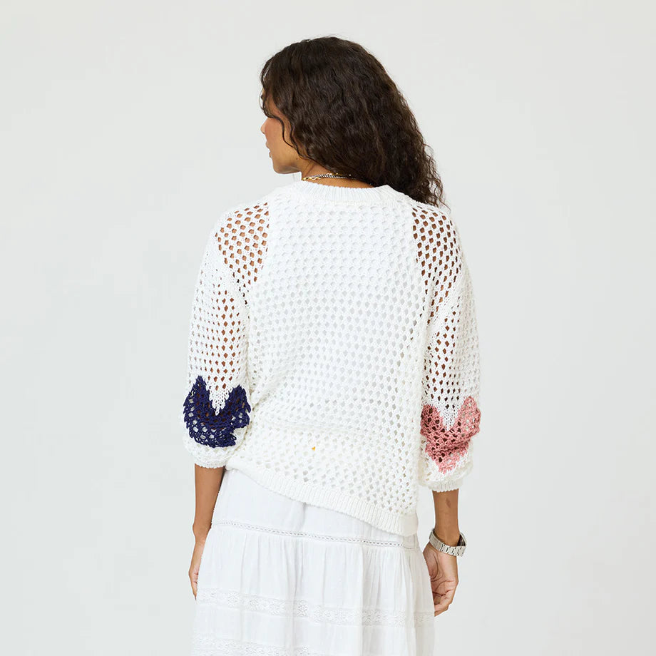 CATCH OPEN STITCH SWEATER - KERRI ROSENTHAL