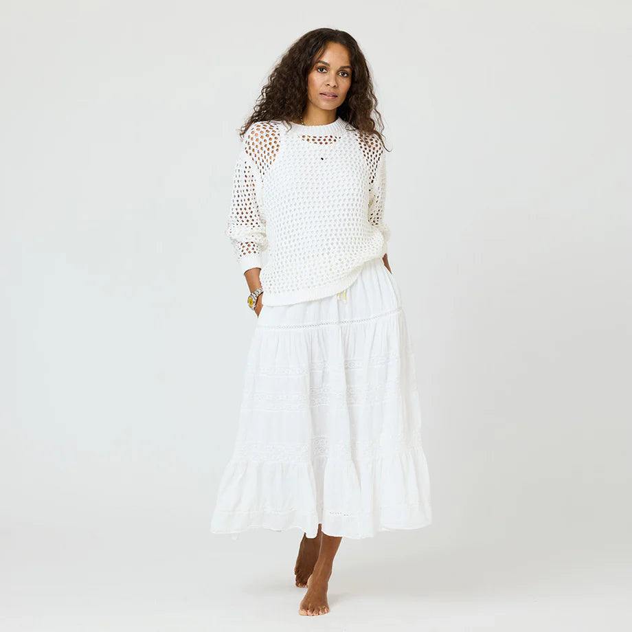 CATCH OPEN STITCH SWEATER - KERRI ROSENTHAL