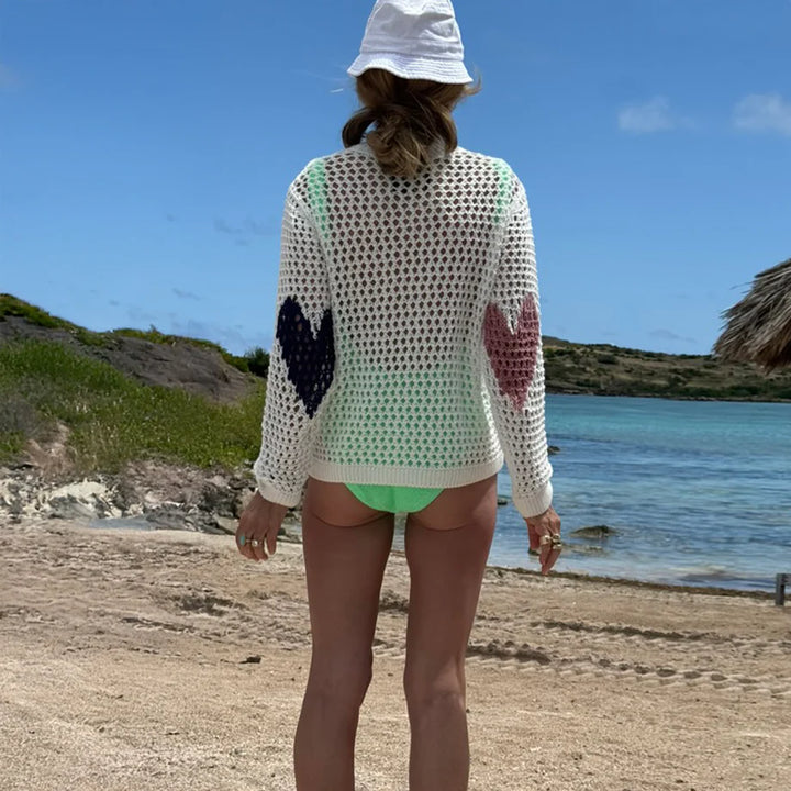 CATCH OPEN STITCH SWEATER - KERRI ROSENTHAL