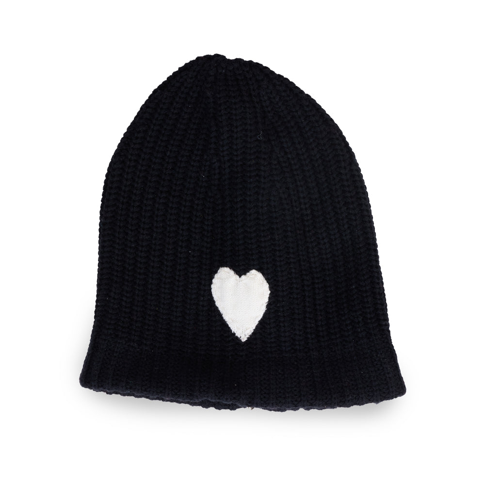 LOVE BEANIE (BLACK) - KERRI ROSENTHAL