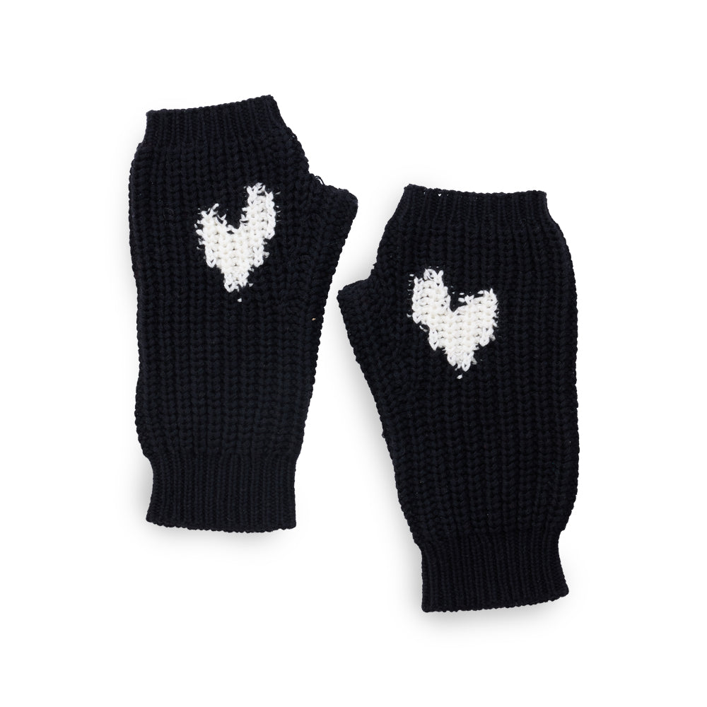 IMPERFECT HEART SMITTENS (BLACK) - KERRI ROSENTHAL