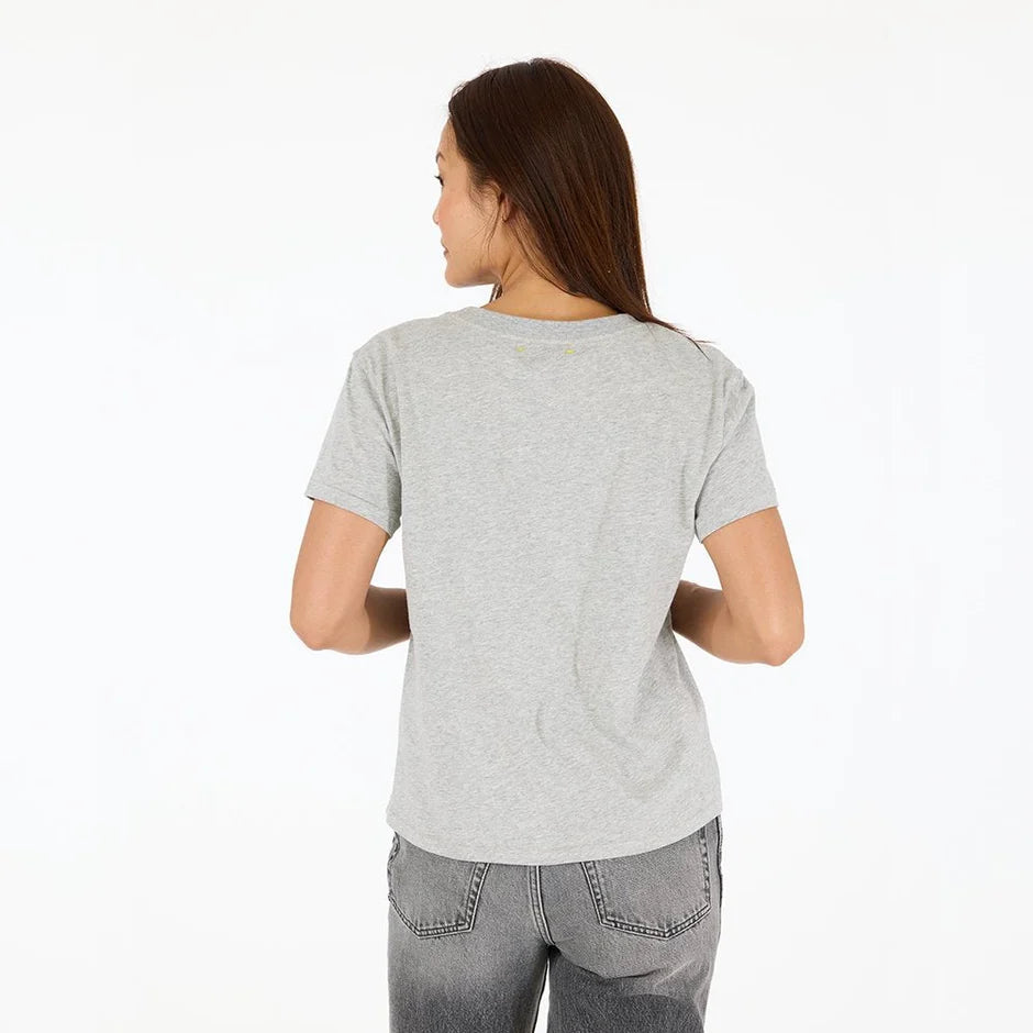 SUKE LOVE LINES TEE (HEATHER GREY) - KERRI ROSENTHAL