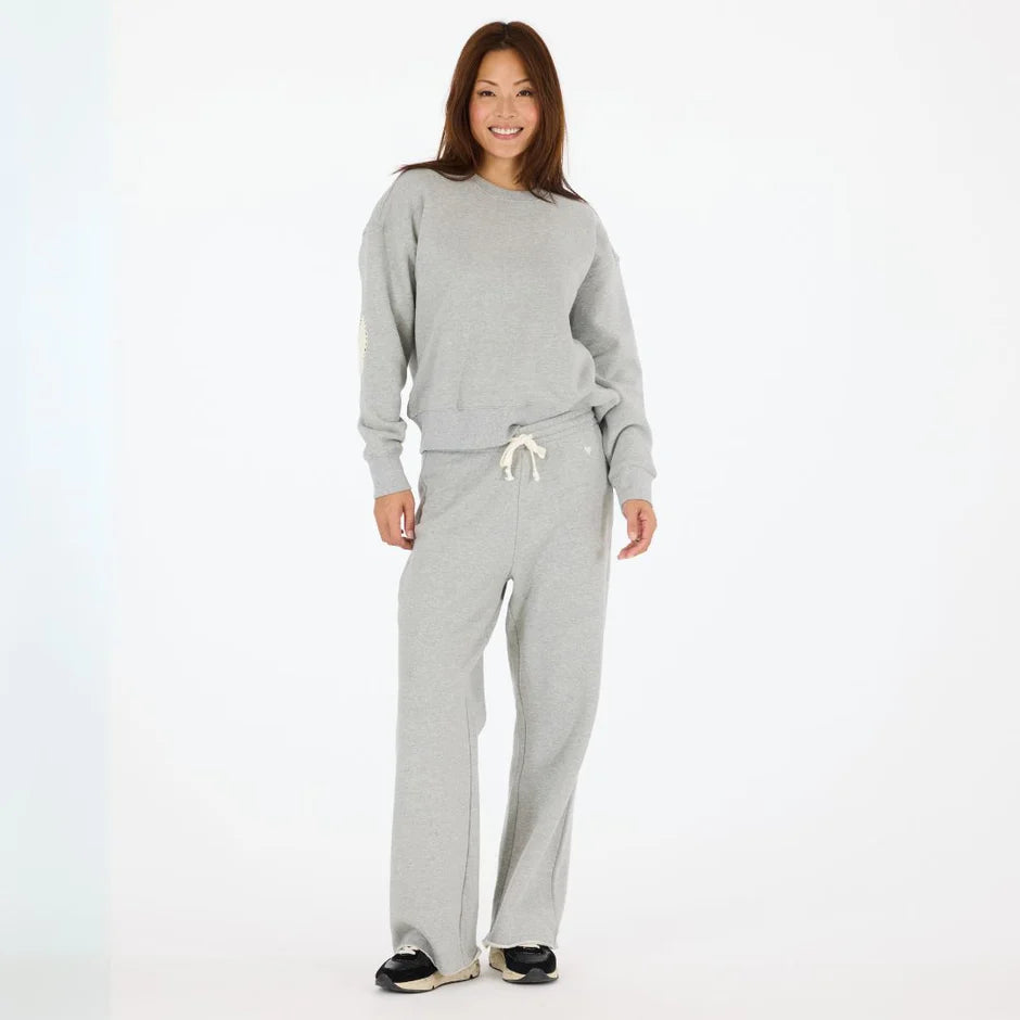 THE WEEKEND BARB SWEATPANT (HEATHER GREY) - KERRI ROSENTHAL