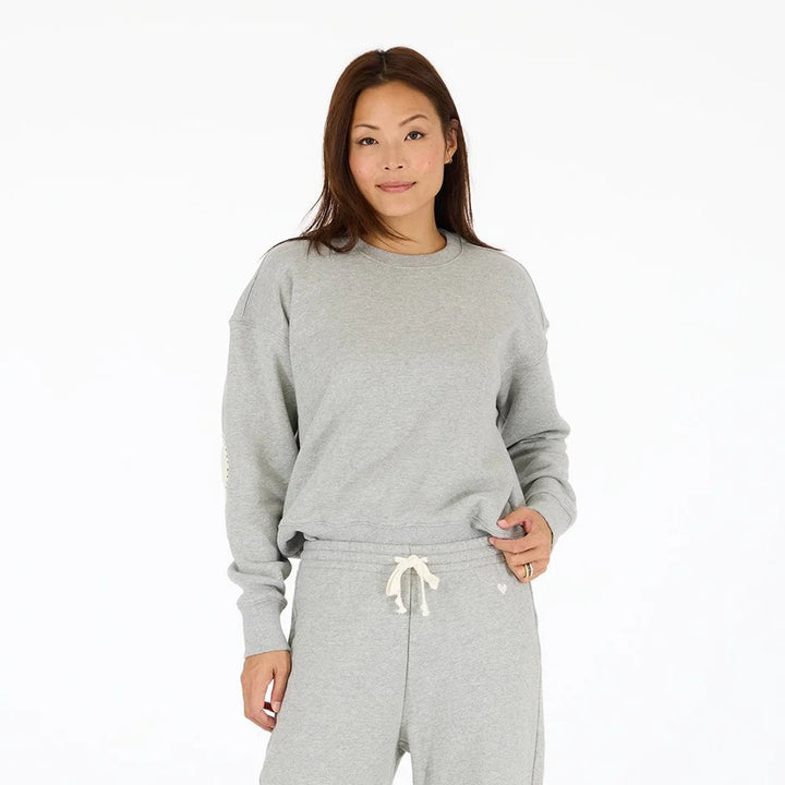 EX-BOYFRIEND SWEATSHIRT (HEATHER GREY) - KERRI ROSENTHAL