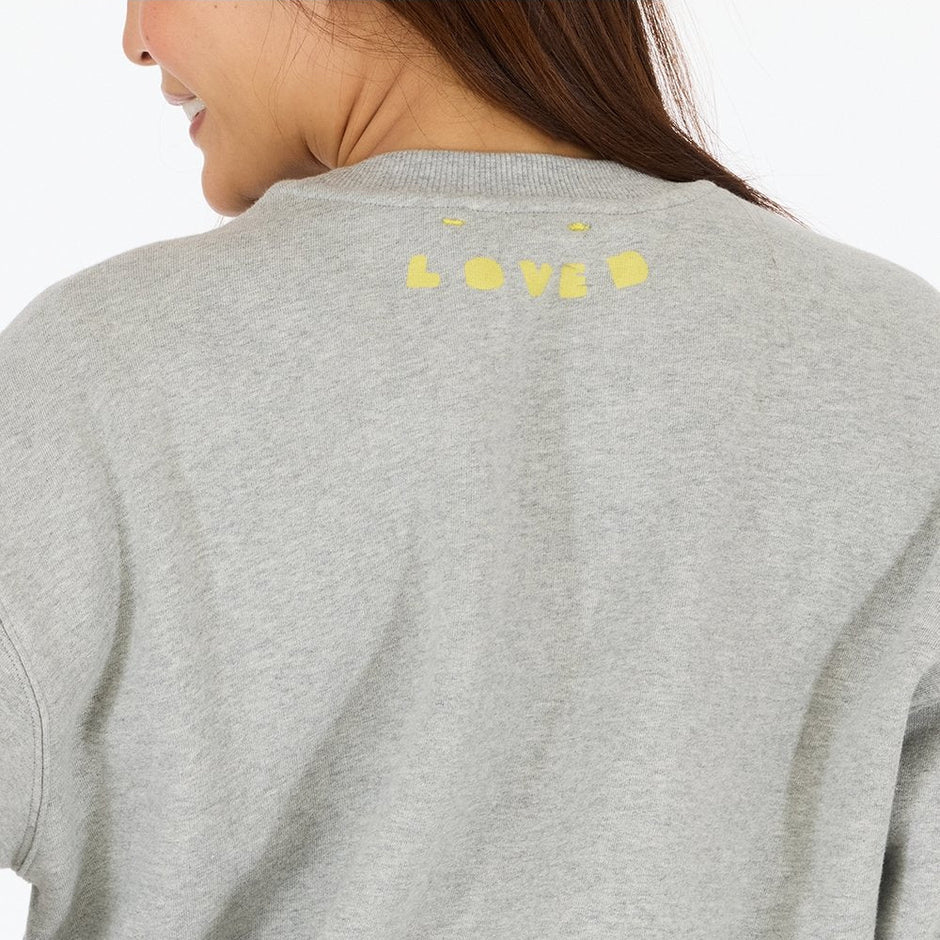EX-BOYFRIEND SWEATSHIRT (HEATHER GREY) - KERRI ROSENTHAL