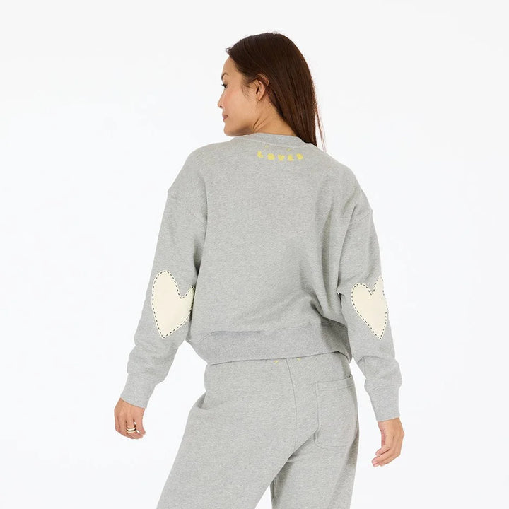 EX-BOYFRIEND SWEATSHIRT (HEATHER GREY) - KERRI ROSENTHAL