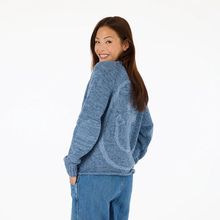 SHORT POPPY SMILEY CARDIGAN - KERRI ROSENTHAL