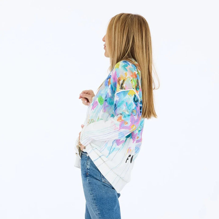 SLOUCHY LOVE ADORNED CARDIGAN - KERRI ROSENTHAL