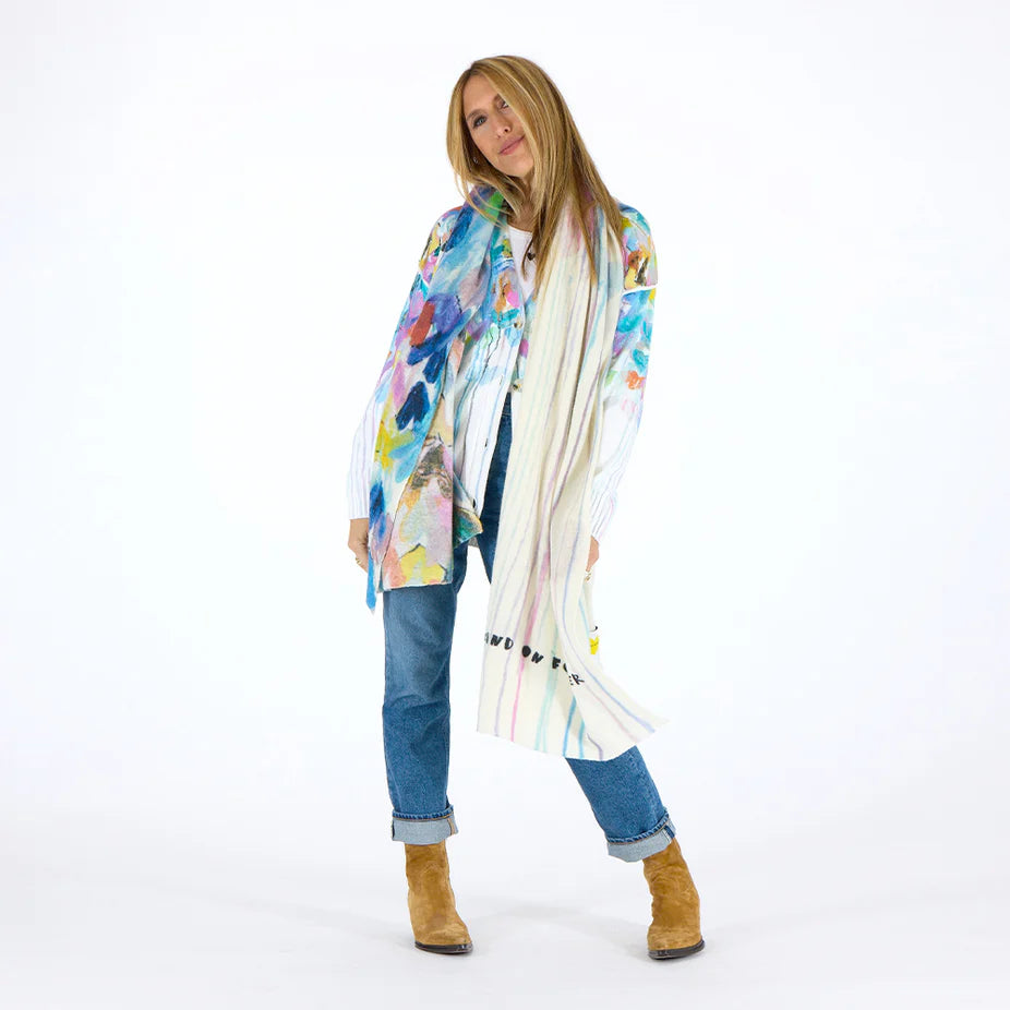 SLOUCHY LOVE ADORNED CARDIGAN - KERRI ROSENTHAL