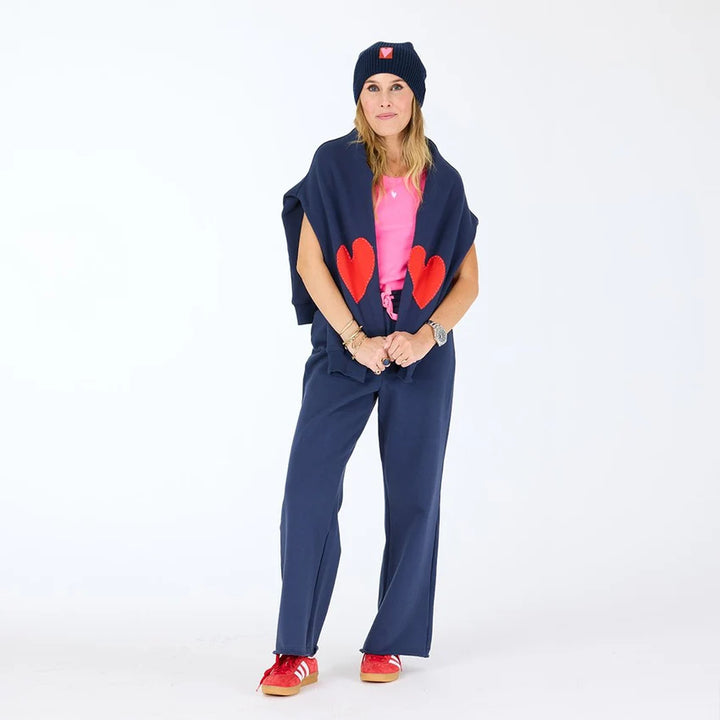 BENTON IMPERFECT HEART PATCH SWEATESHIRT - KERRI ROSENTHAL