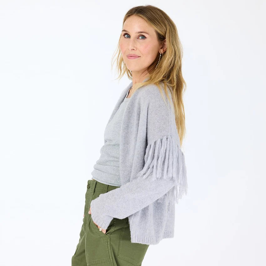 CALI BEAU-LERO FRINGE SWEATER - KERRI ROSENTHAL