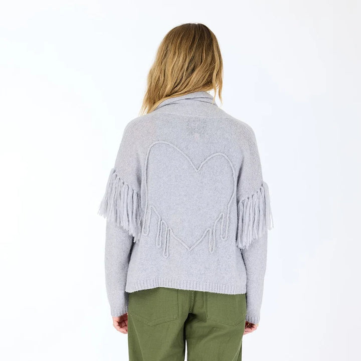 CALI BEAU-LERO FRINGE SWEATER - KERRI ROSENTHAL
