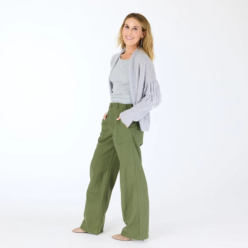 CALI BEAU-LERO FRINGE SWEATER - KERRI ROSENTHAL