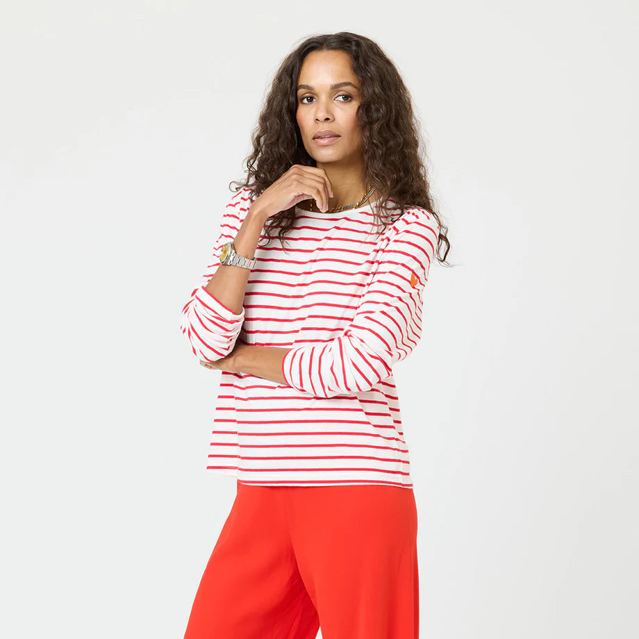 LONG SLEEVE STRIPE TEE - KERRI ROSENTHAL