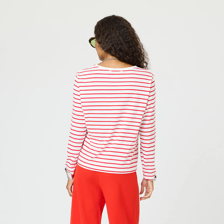 LONG SLEEVE STRIPE TEE - KERRI ROSENTHAL
