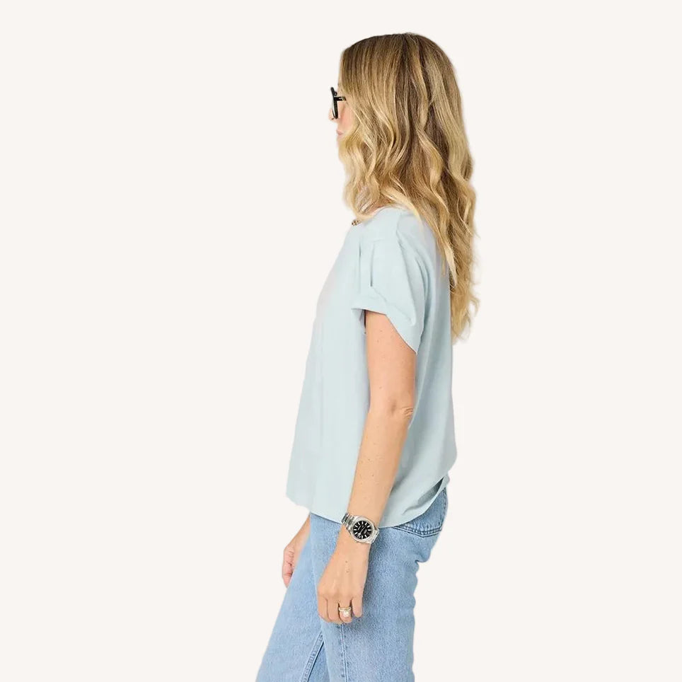SUKE IMPERFECT HEART TEE (SALT) - KERRI ROSENTHAL