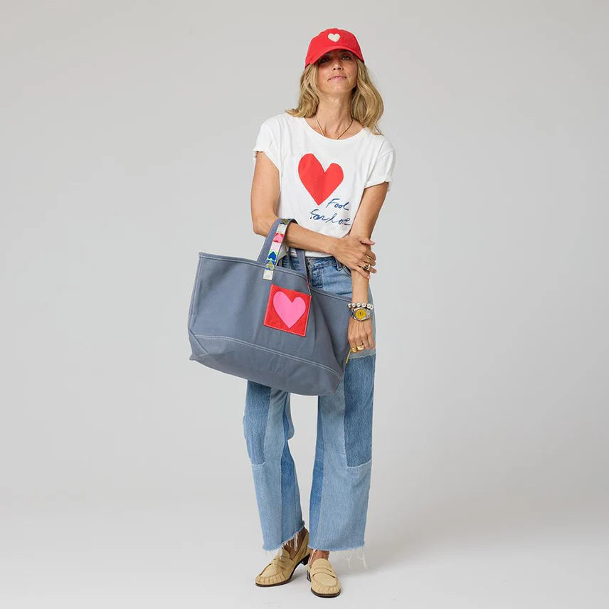 SUKE FOOL FOR LOVE TEE (WHITE) - KERRI ROSENTHAL