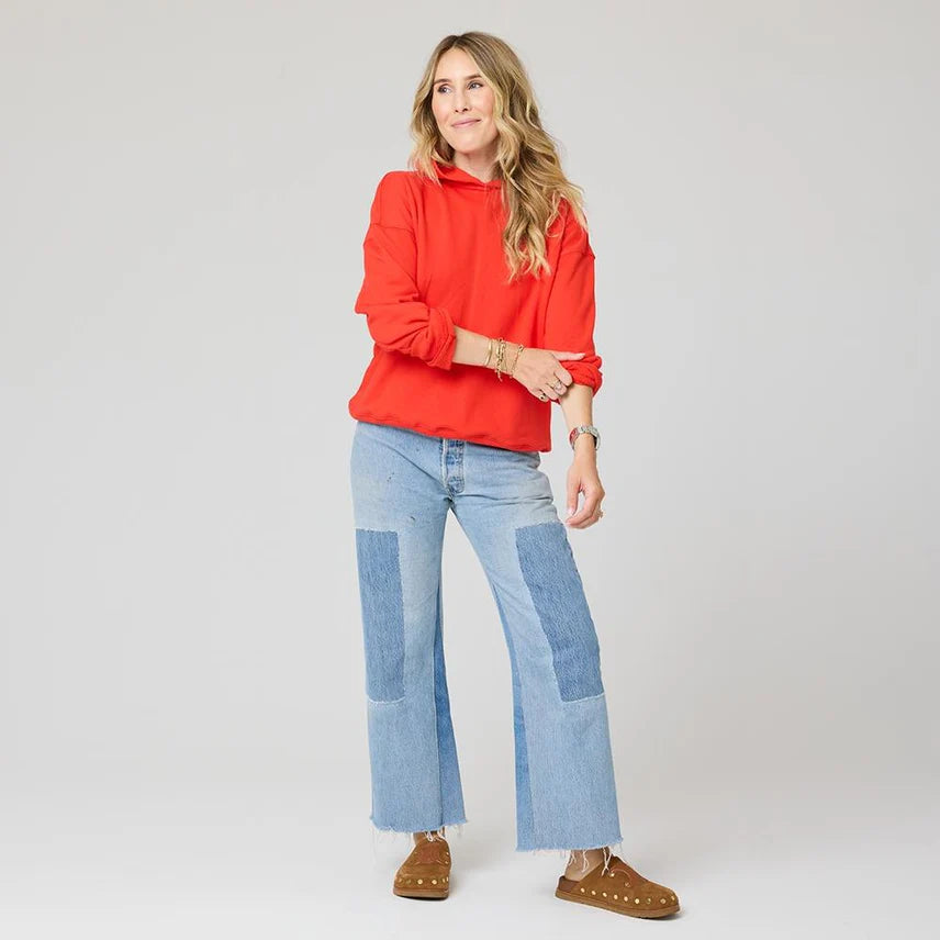 BOYFRIEND LOVEGAURD HOODIE (RED) - KERRI ROSENTHAL