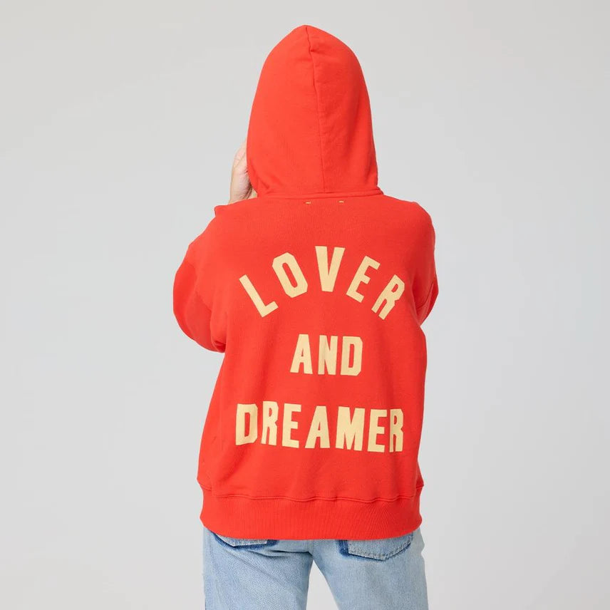 BOYFRIEND LOVEGAURD HOODIE (RED) - KERRI ROSENTHAL