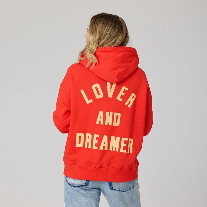 BOYFRIEND LOVEGAURD HOODIE (RED) - KERRI ROSENTHAL