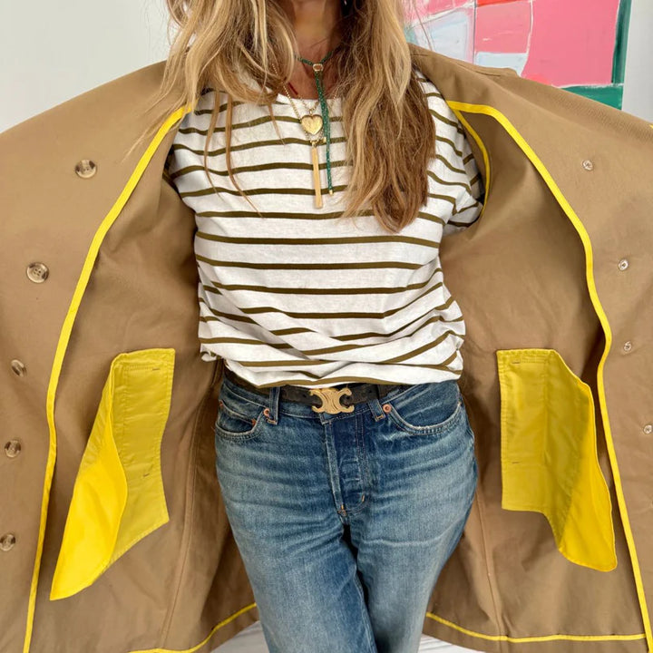 KR TRENCH COAT (KHAKI) - KERRI ROSENTHAL