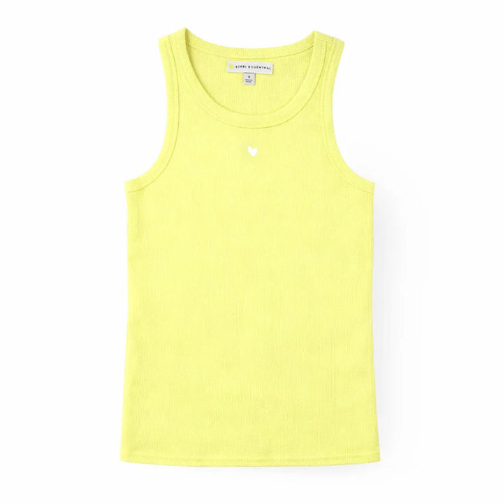 KR HEART TANK (LEMON TINT) - KERRI ROSENTHAL