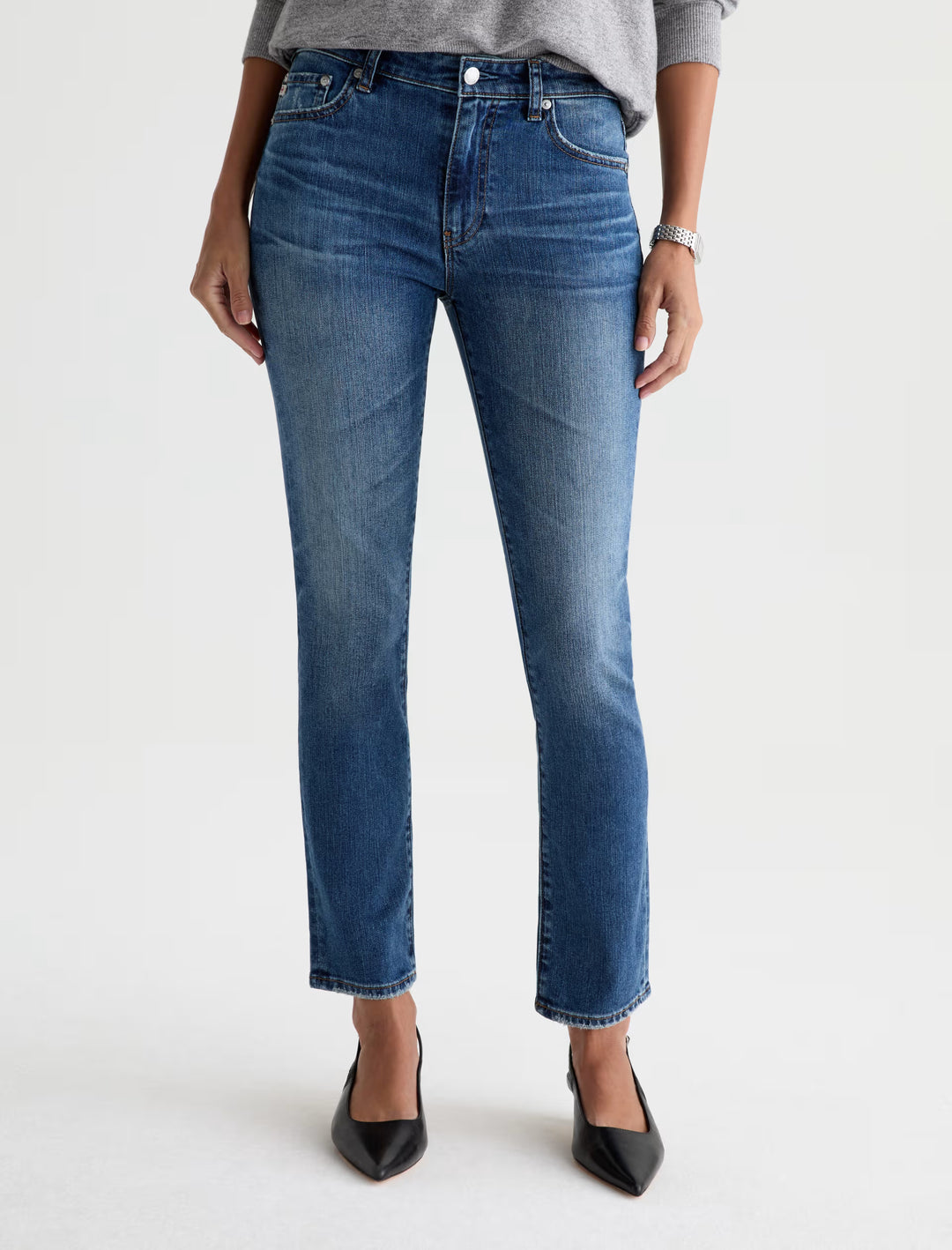 MARI STRAIGHT LEG JEAN (15 YEARS PRAGUE) - A.G. DENIM