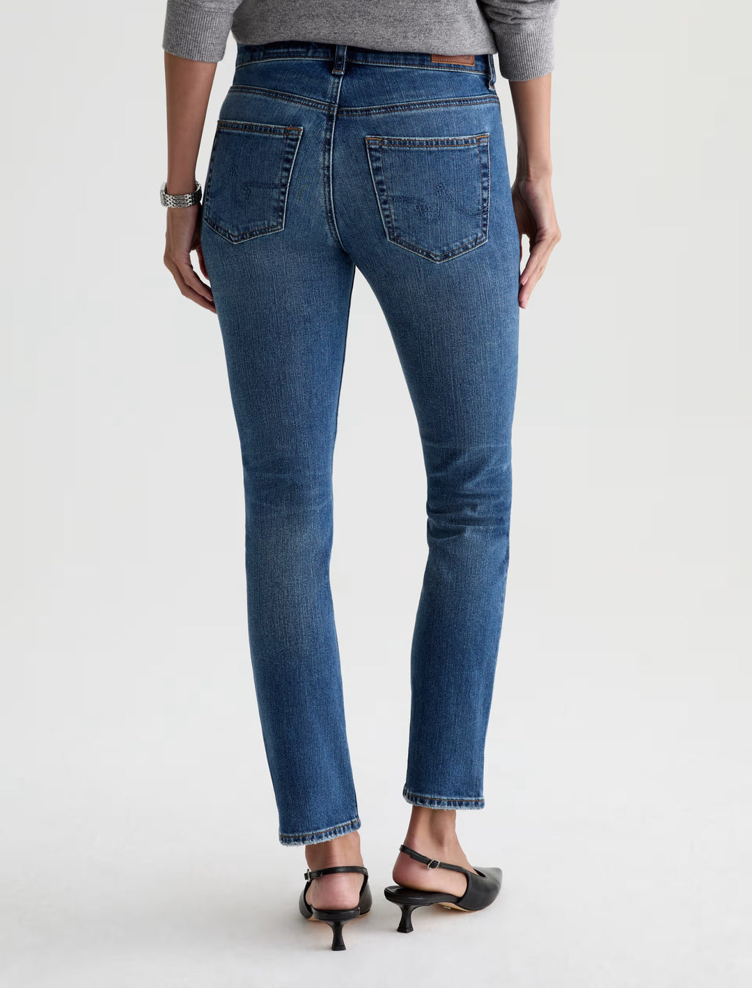 MARI STRAIGHT LEG JEAN (15 YEARS PRAGUE) - A.G. DENIM