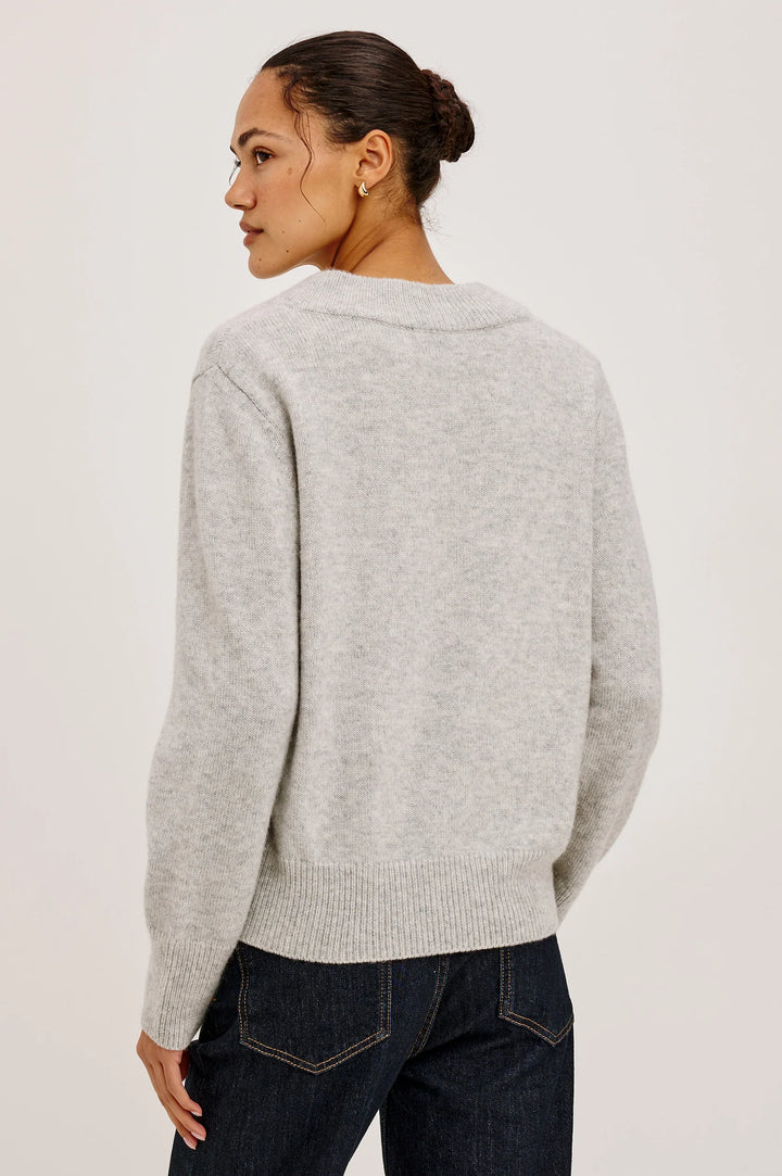 LIDYA SOFT WOOL SWEATER (HEATHER GREY) - RAILS