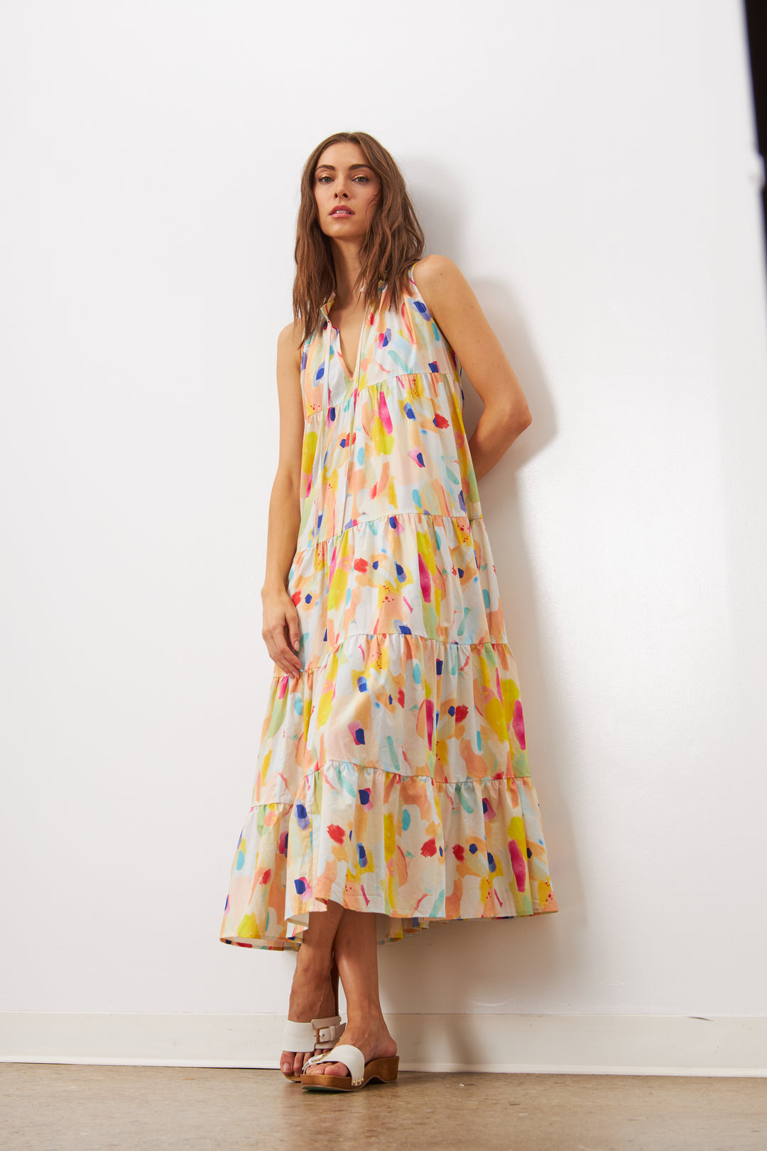 LILY TIERED MAXI DRESS - LINE