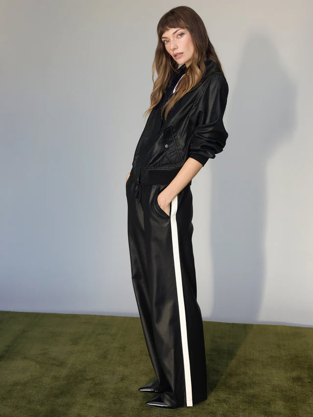 COATED TWILL TRACK PANT - SANCTUARY