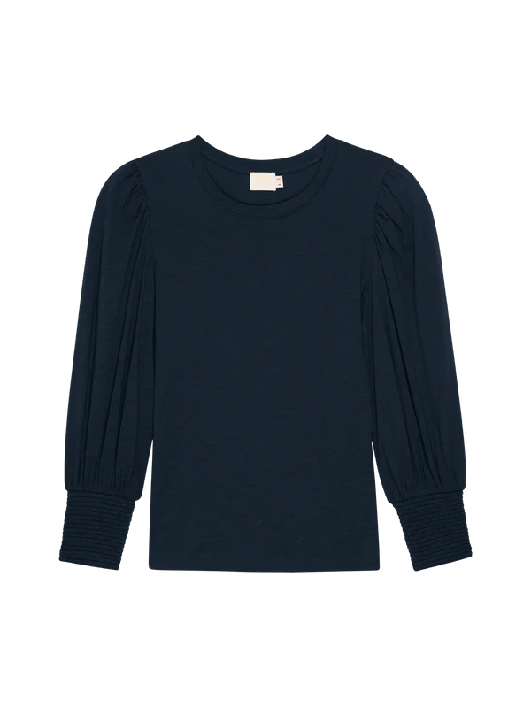 LOREN SMOCKED PEASANT TEE (NIGHT SKY) - NATION