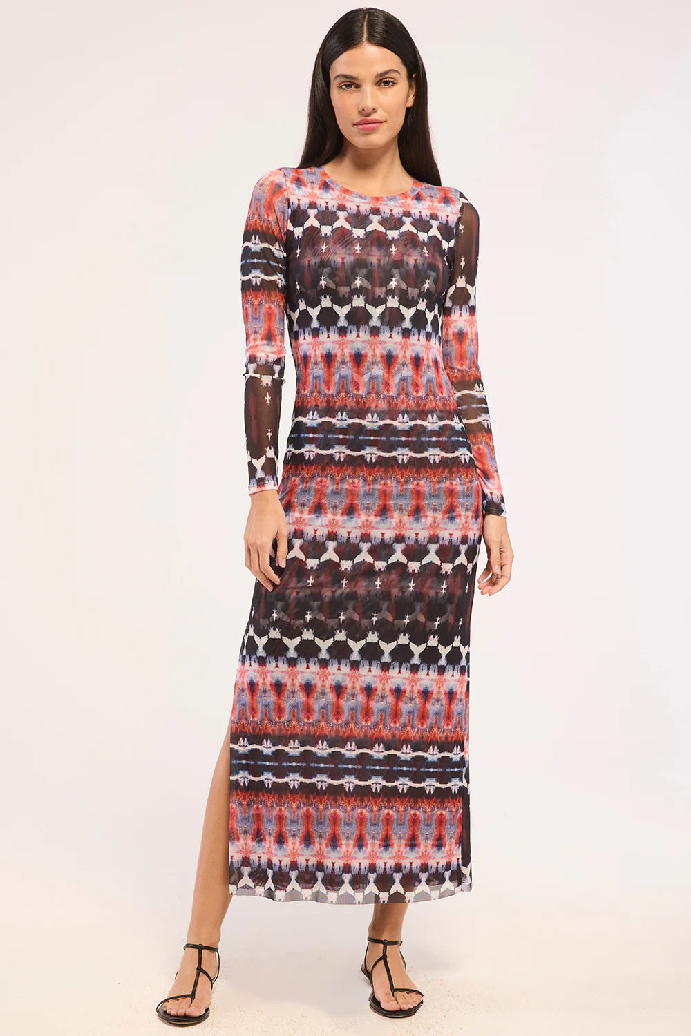 TALULA DRESS (FRAGMENTED STRIPE) - MISA