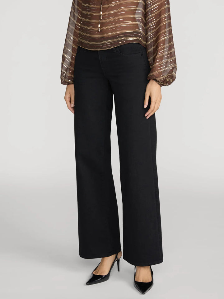 LOW RISE LE SLIM PALAZZO (BLACK) - FRAME