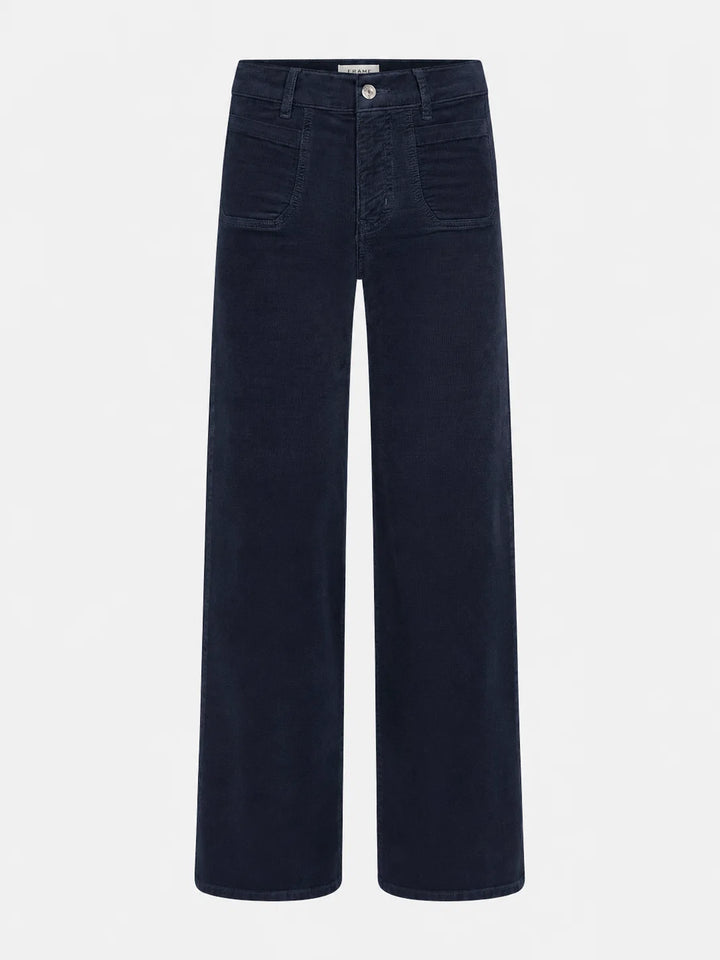 LE SLIM PALAZZO MODERNIST POCKET CORDUROY (NAVY) - FRAME