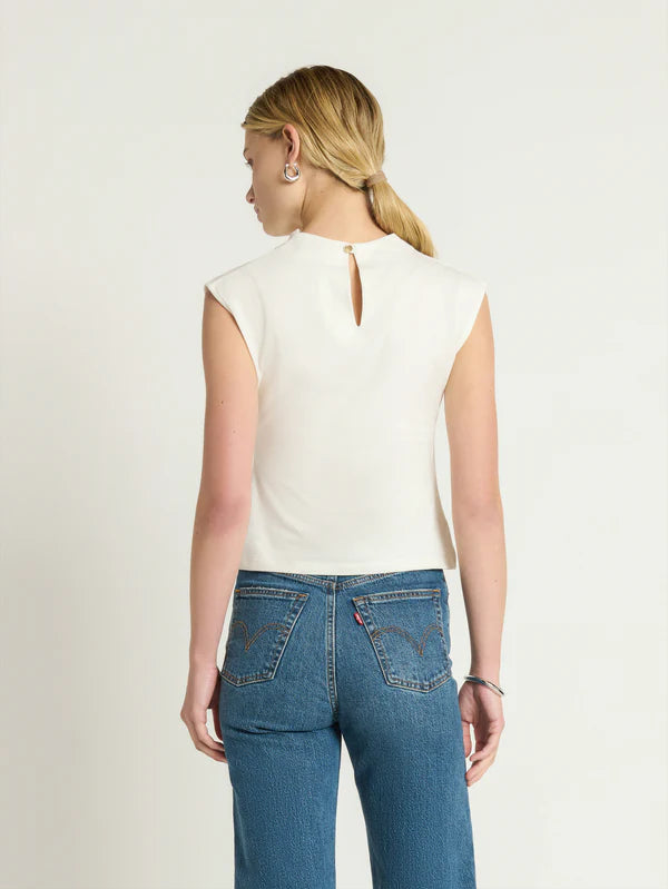 LULU MOCK NECK TOP - NATION