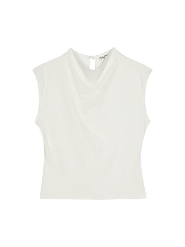 LULU MOCK NECK TOP - NATION