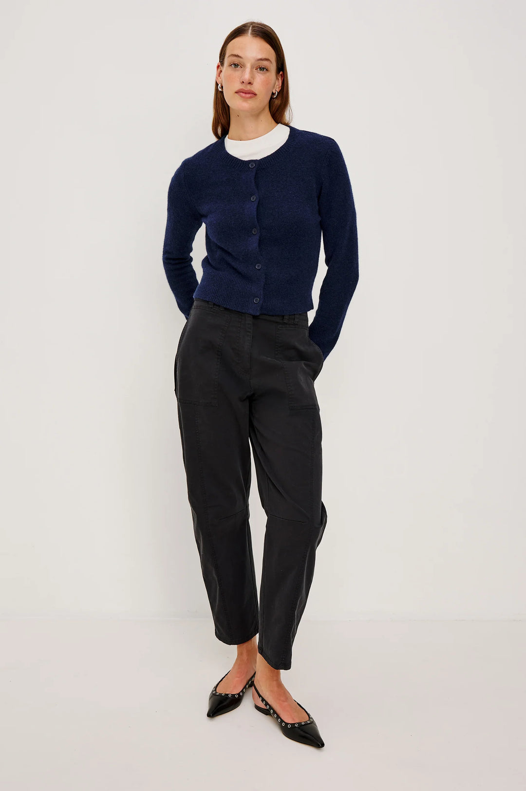 LUNAR BARREL PANT (WASHED BLACK) - RAILS