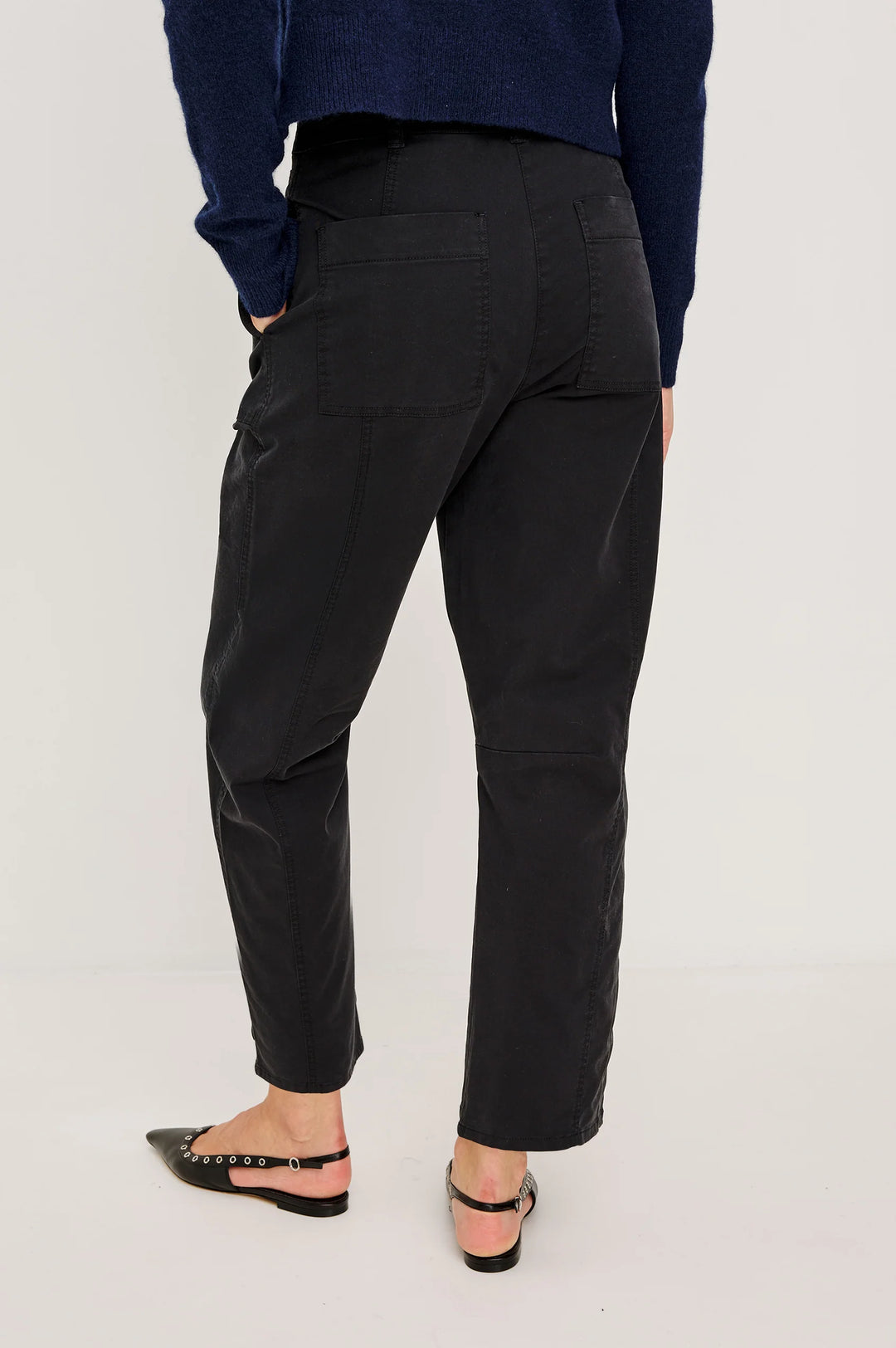 LUNAR BARREL PANT (WASHED BLACK) - RAILS