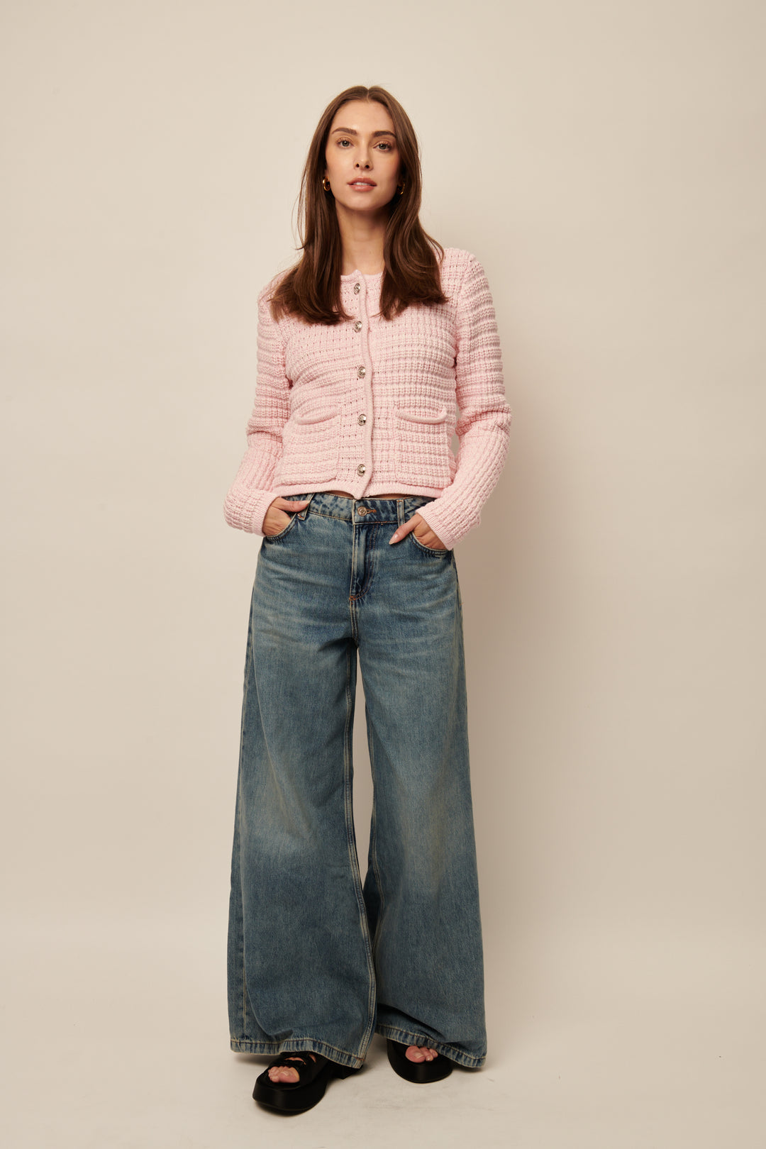 LUNA CARDIGAN (PRIMROSE PETAL) - LINE