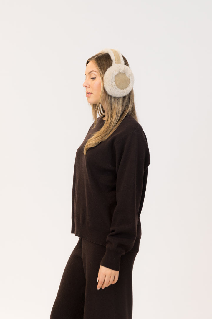 LUXE EAR MUFFS (BEIGE) - LYLA + LUXE
