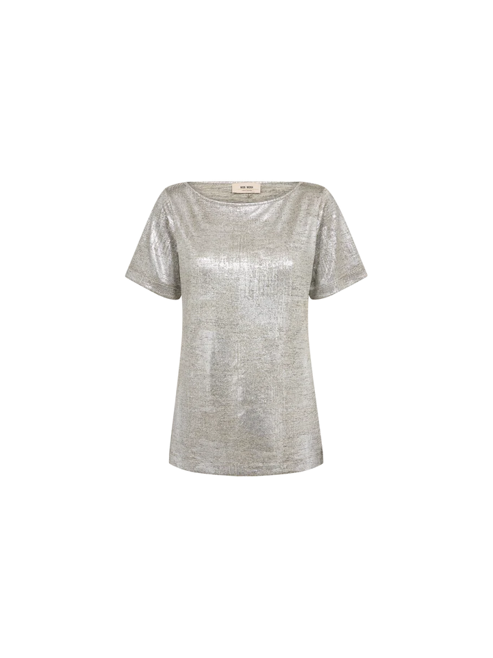 NIVA METALLIC TEE (SILVER) - MOS MOSH