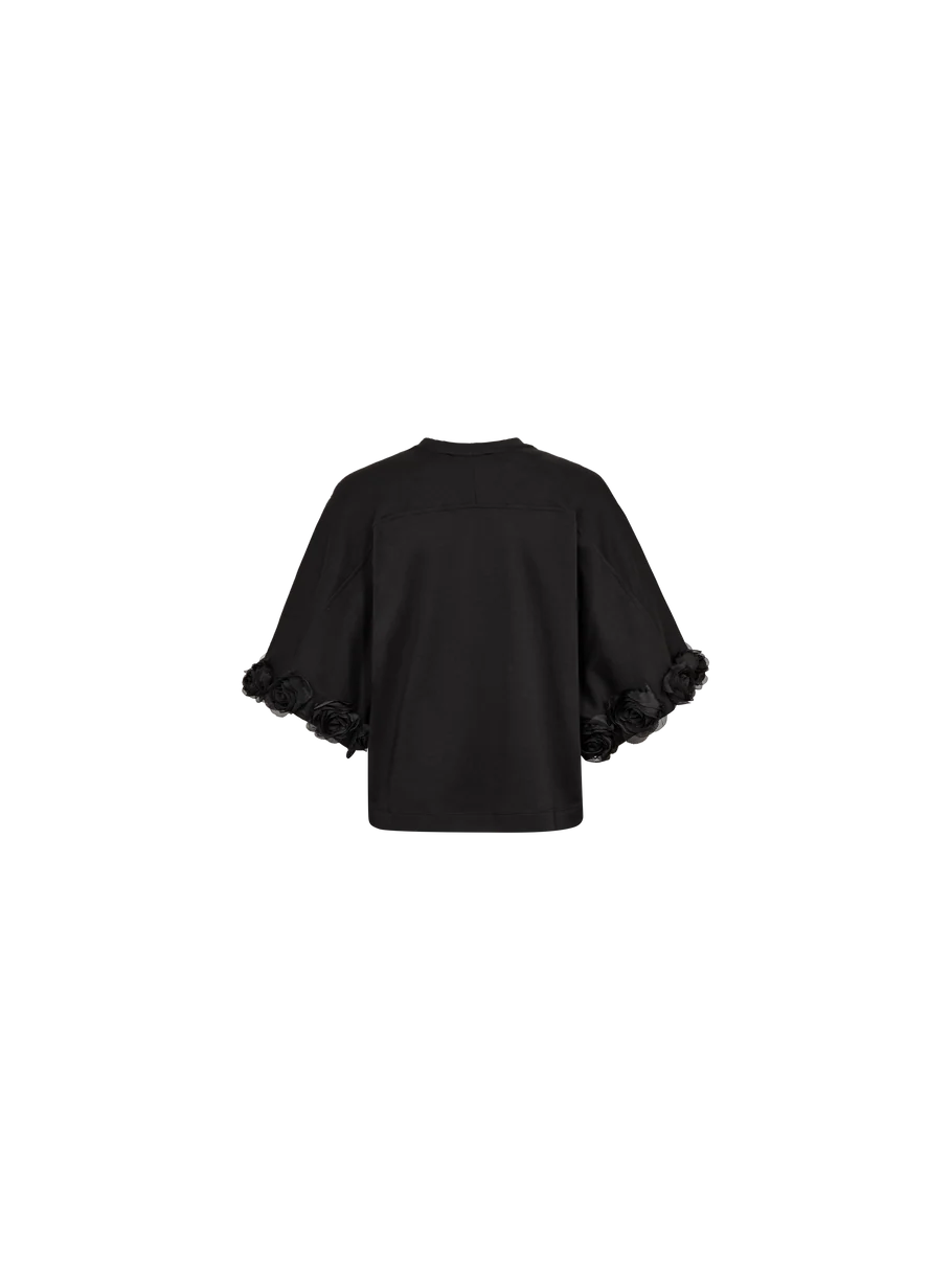 ROSETTE TEE (BLACK) - MOS MOSH