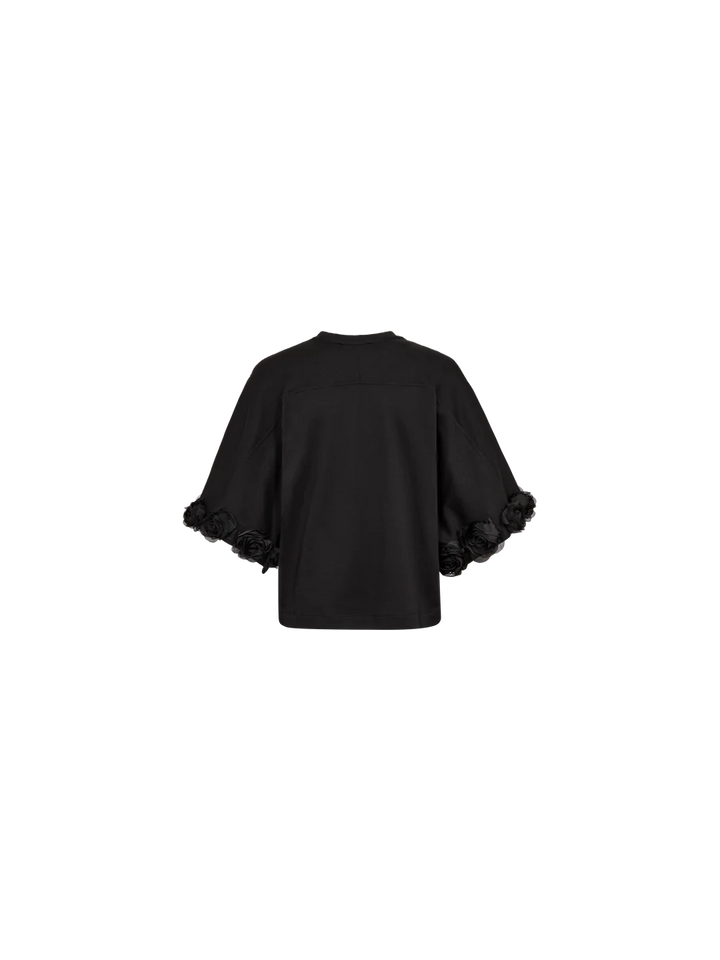 ROSETTE TEE (BLACK) - MOS MOSH