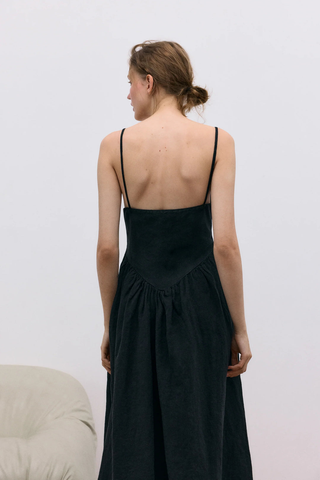 LIPPIA DRESS (MIDNIGHT BLACK) - NEW SOCIETY
