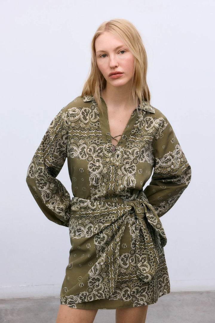 WATERLILY SKIRT (BANDANA PRINT) - NEW SOCIETY