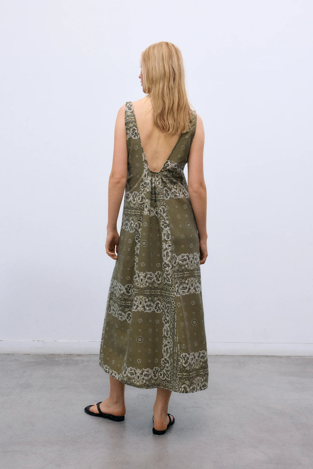 WATERLILY DRESS (BANDANA PRINT) - NEW SOCIETY