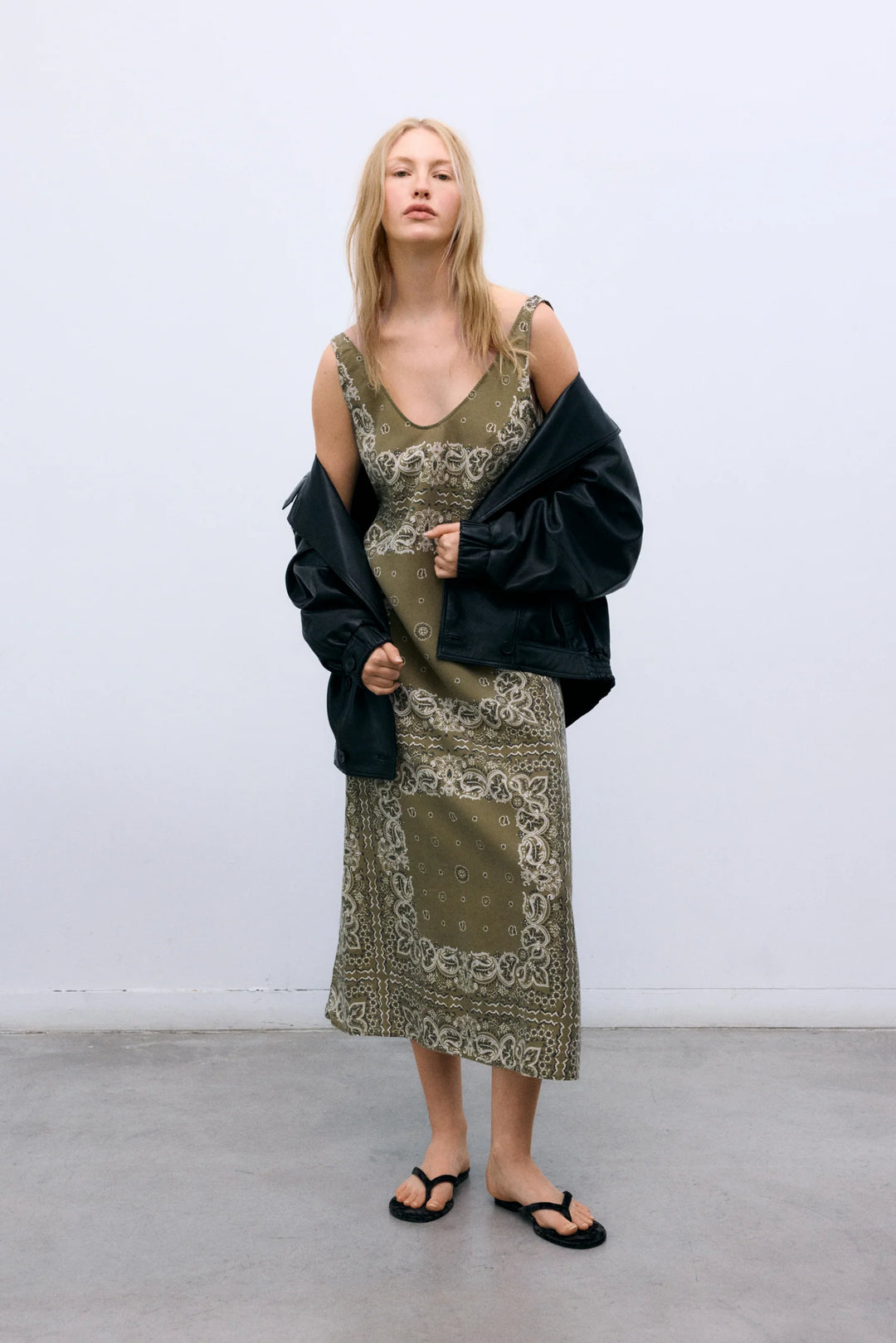 WATERLILY DRESS (BANDANA PRINT) - NEW SOCIETY