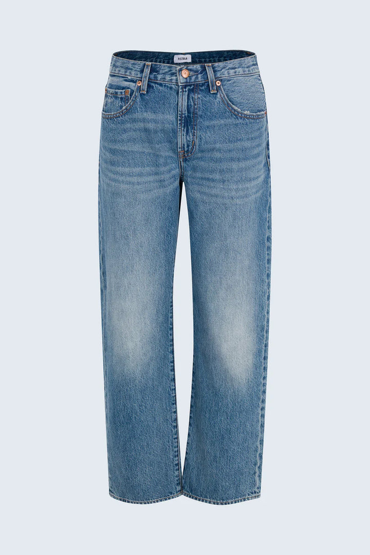LEXI MID RISE BOWED LEG JEAN (METROPOLIS) - PISTOLA