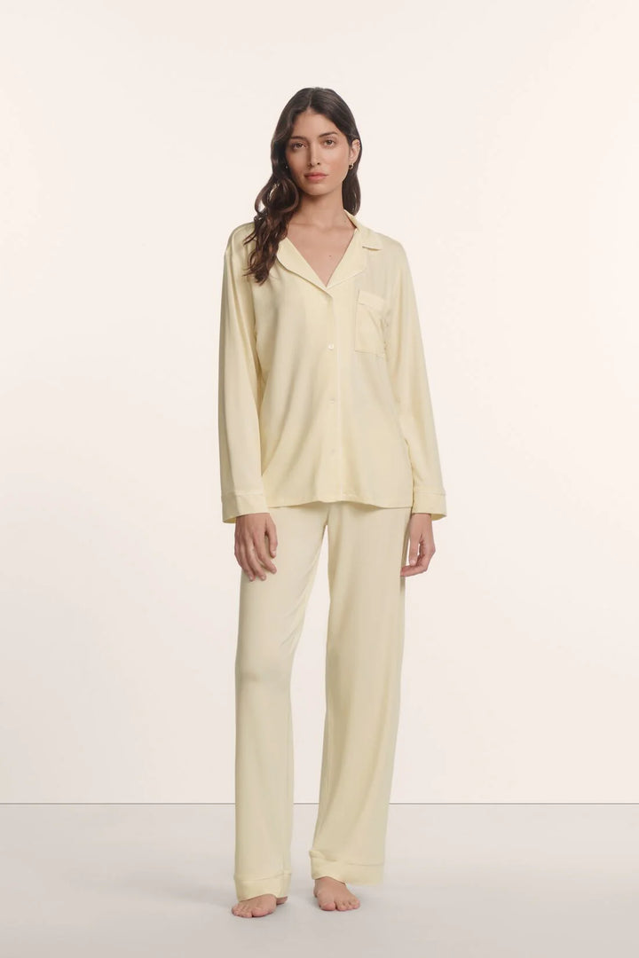 GISELE LONG PJ SET (BUTTERCREAM/IVORY) - EBERJEY